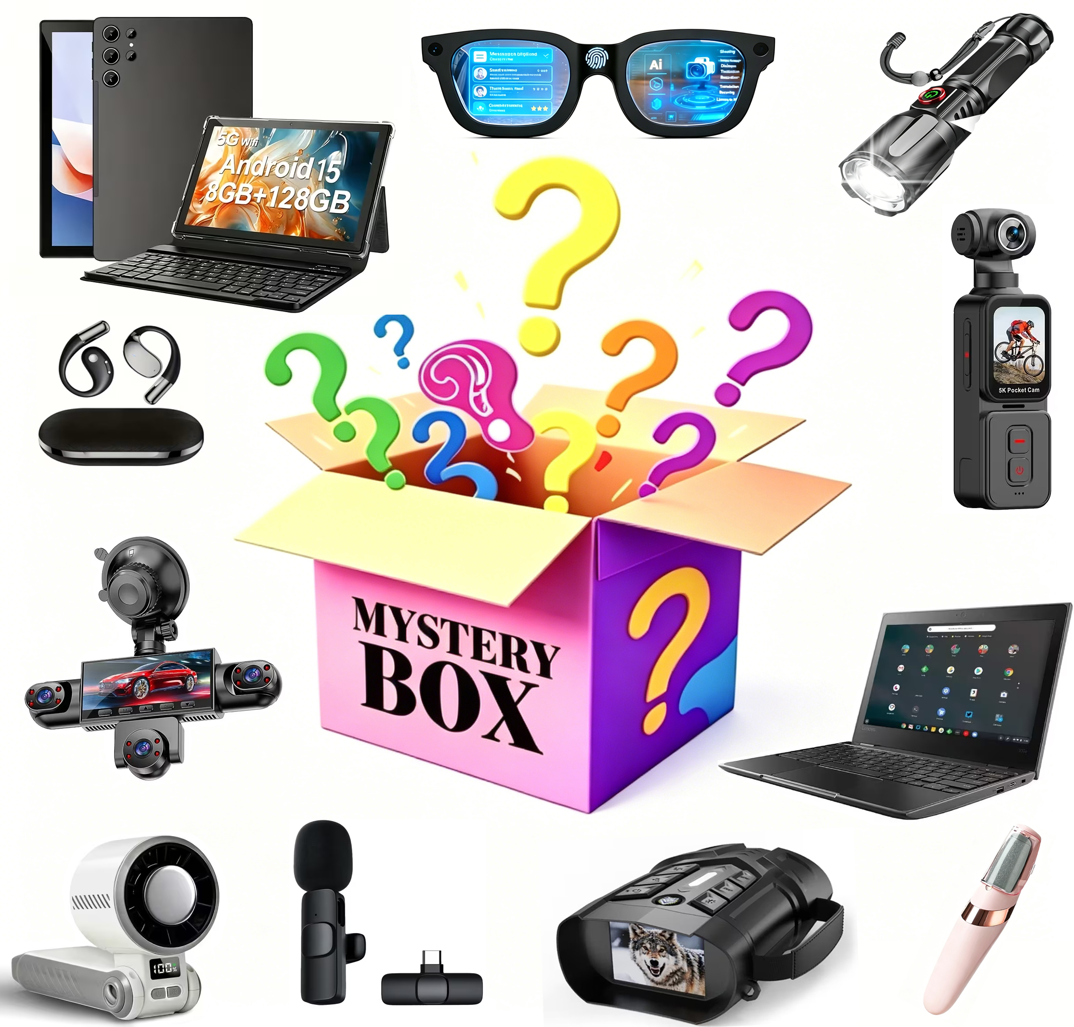 Electronics And Gadgets With Y - Electronic Mystery Tech Gadgets Box -