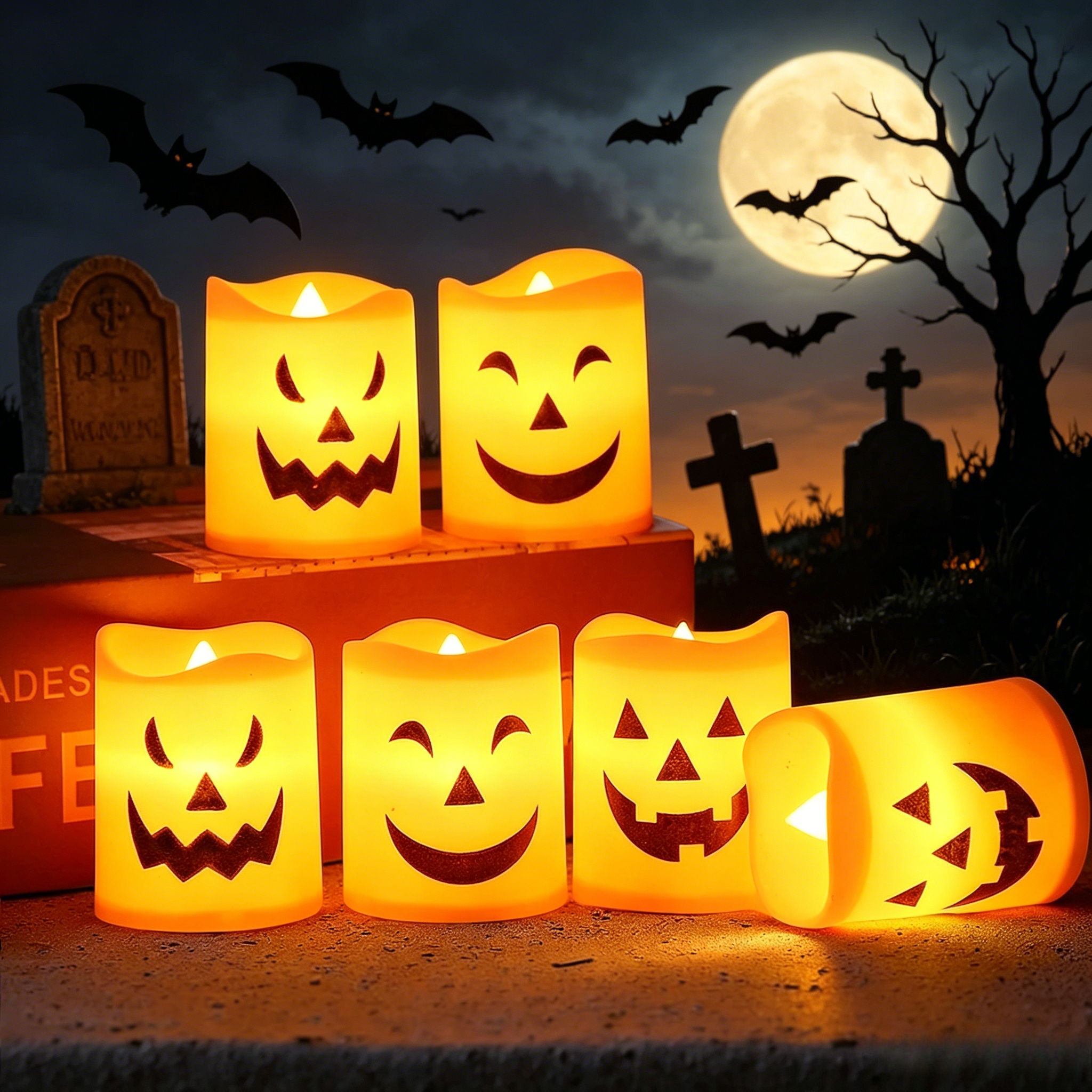 Electronics Gadgets For Home - 2027 Halloween Decoration Spooky Pumpkin Electronic