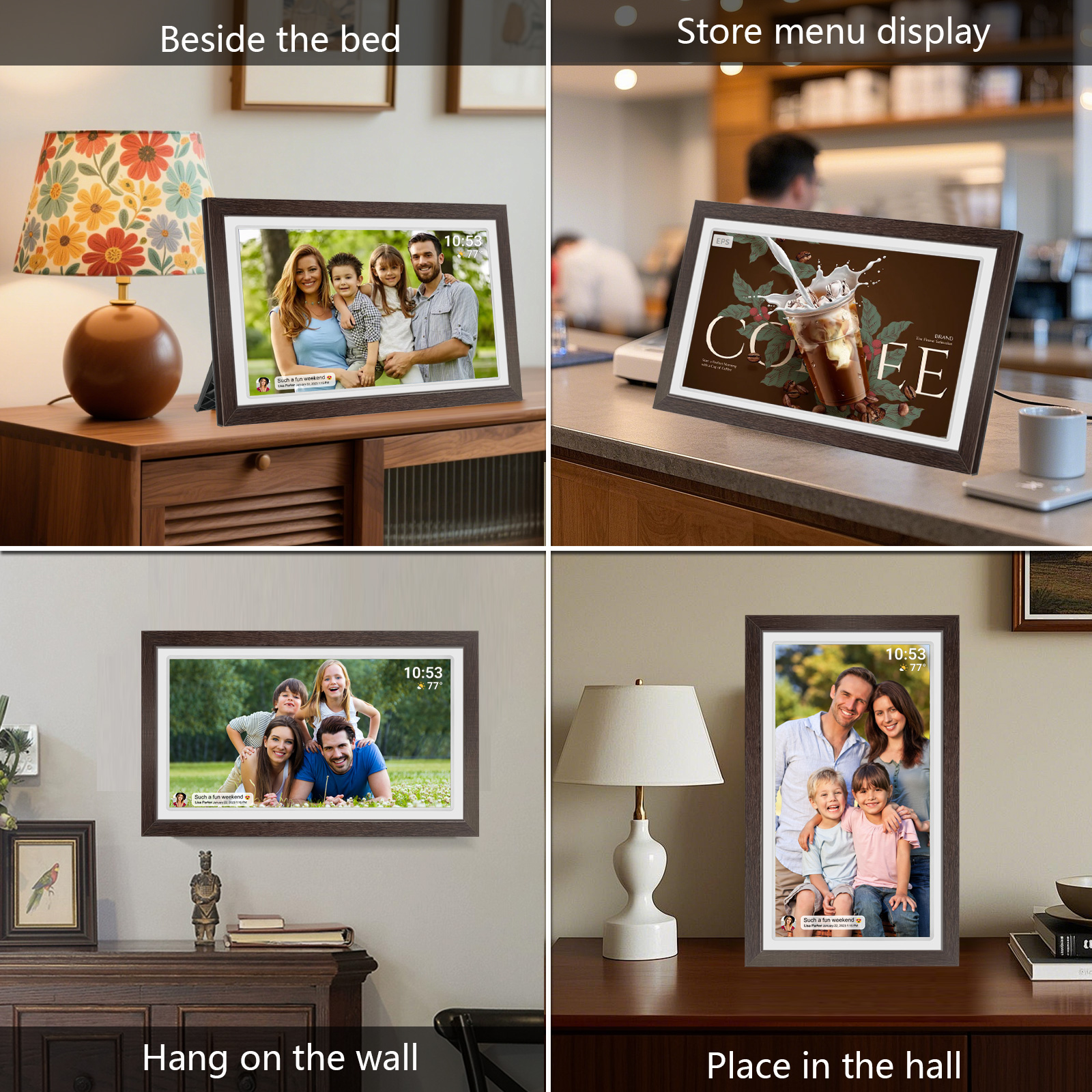 21.5-Inch WiFi digital photo f - Digital Photo Frame Wifi 评论和价格