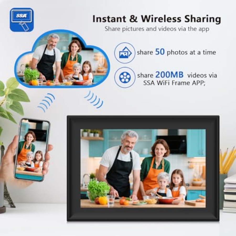 SSAWiFiFRAME Digital Picture F - Digital Photo Frame Wifi 评论和价格