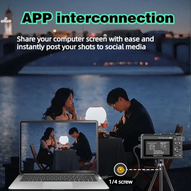WD300 8K Digital Camera 88MP v - Electronics Gadgets For Home 评论和价格
