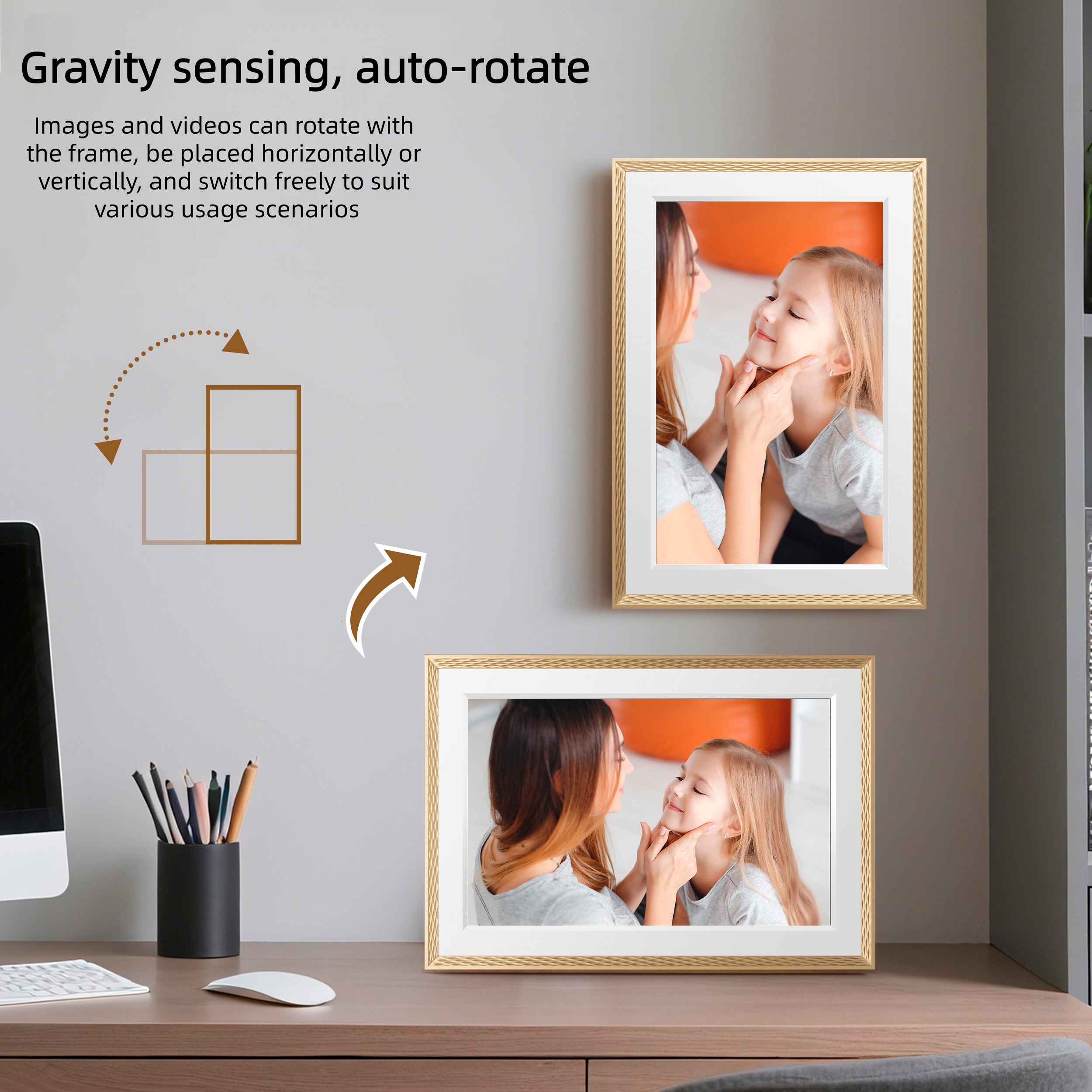 Frameo 10.1 Inch Digital Pictu - Digital Photo Frame Wifi 评论和价格
