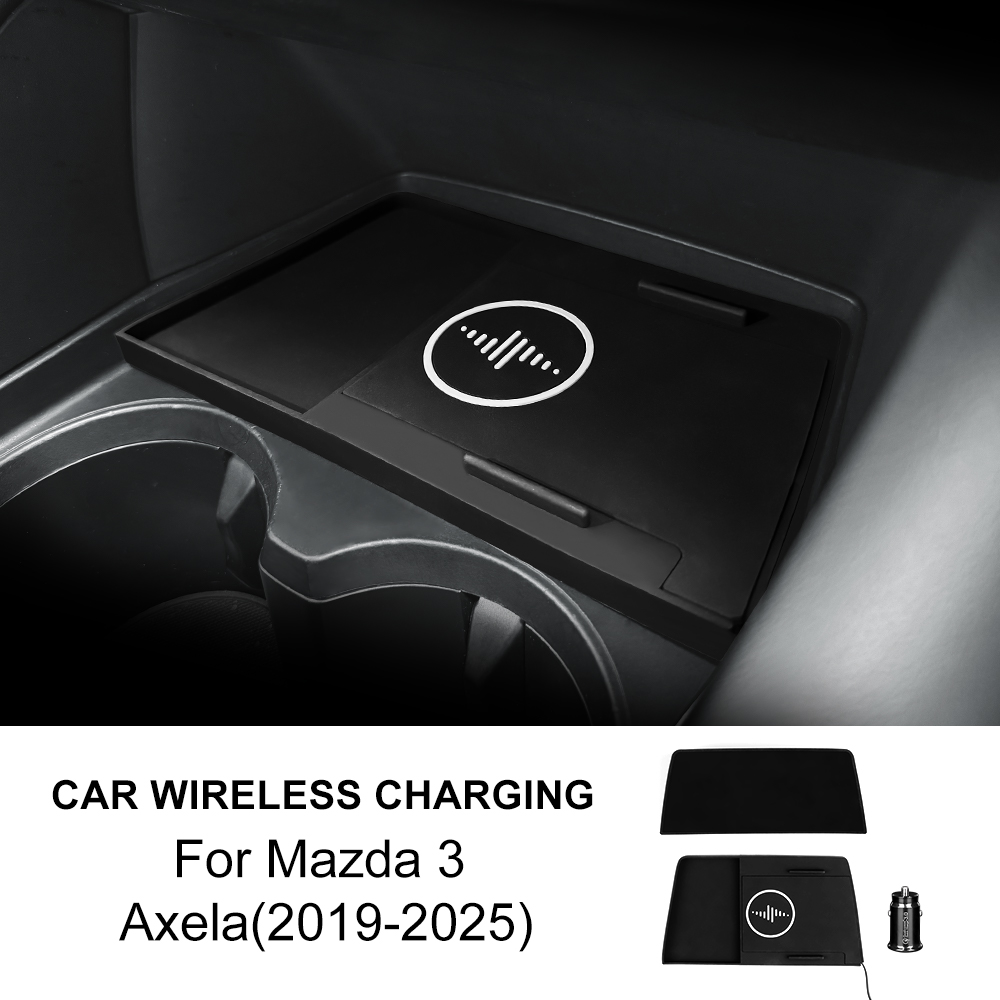 For Mazda 3 Axela 2019-2025 Ca - Wireless Phone Charger Pad 评论和价格