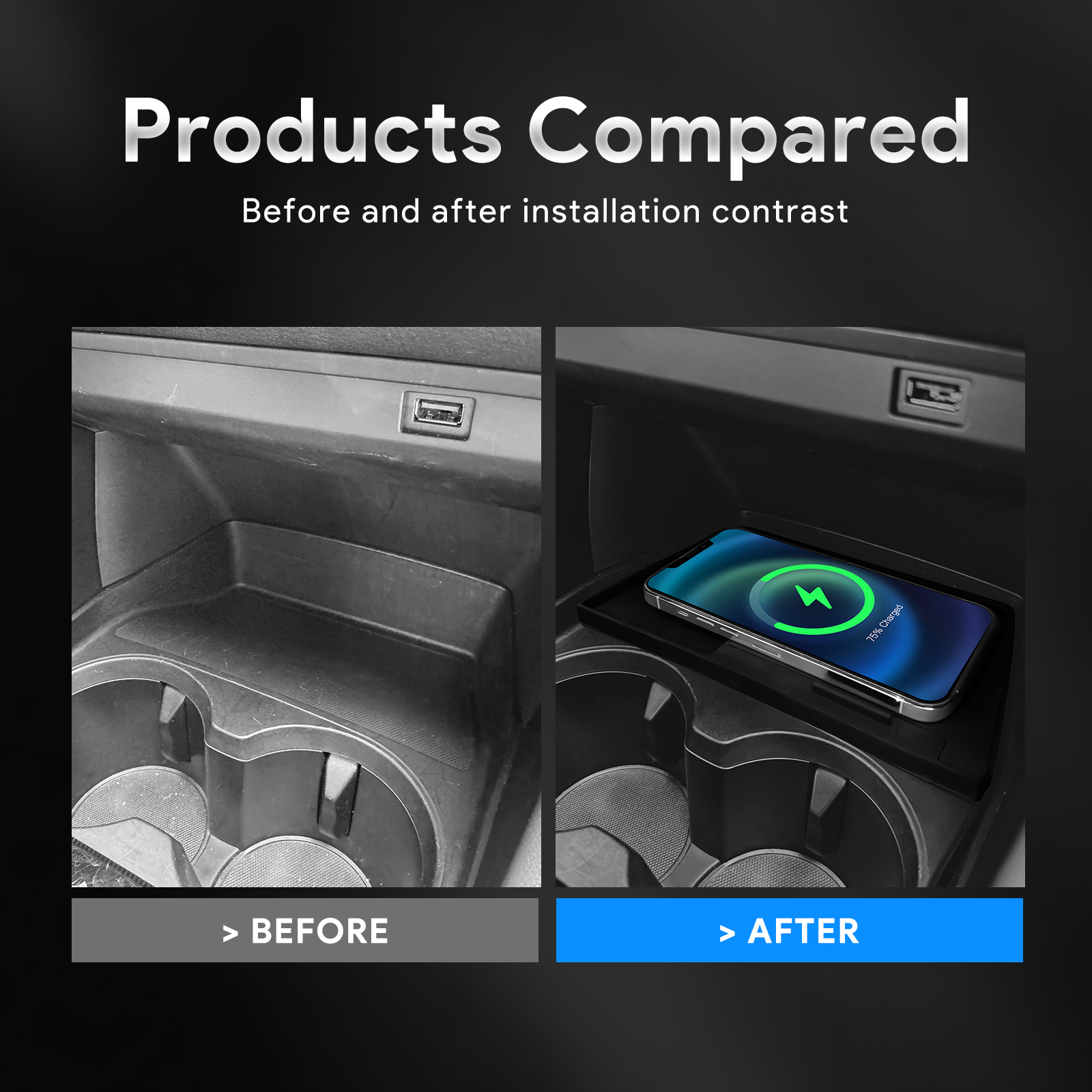 For Mazda 3 Axela 2019-2025 Ca - Wireless Phone Charger Pad 评论和价格