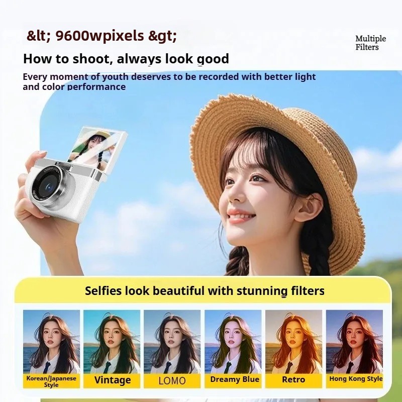 9600MP 4K Digital Camera 8X Zo - Electronics Gadgets For Home 评论和价格