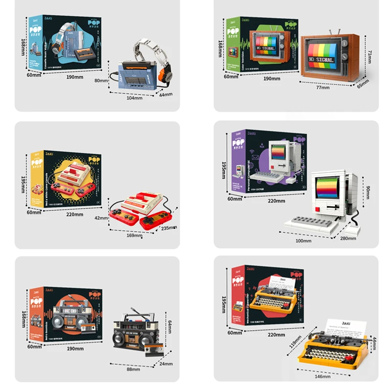 Retro DIY Building Blocks TV R - Handheld Game Console 评论和价格