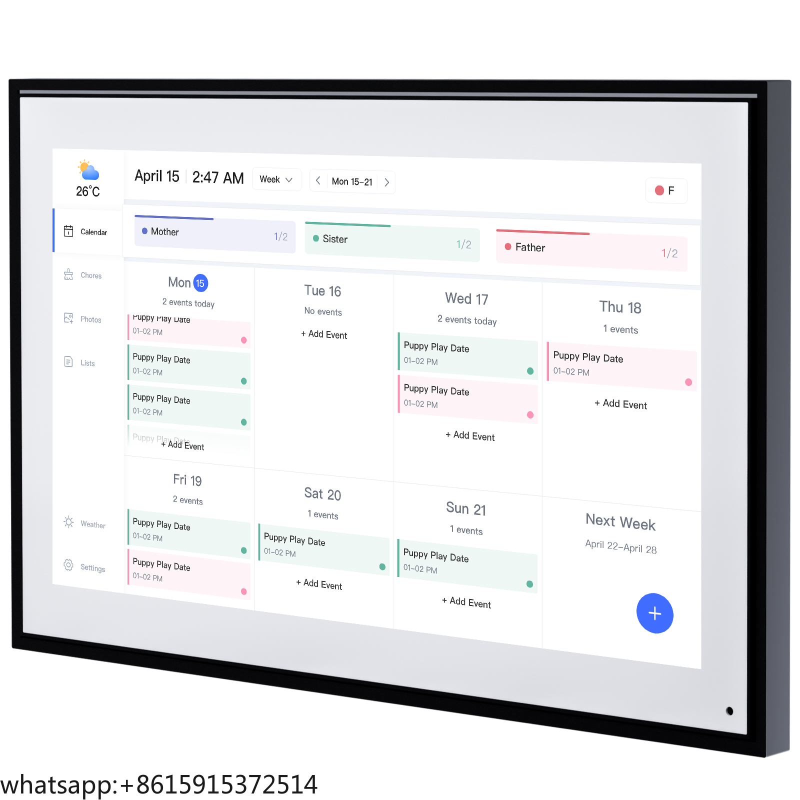 TCDSTARSmart Calendar Digital  - Digital Photo Frame Wifi 评论和价格