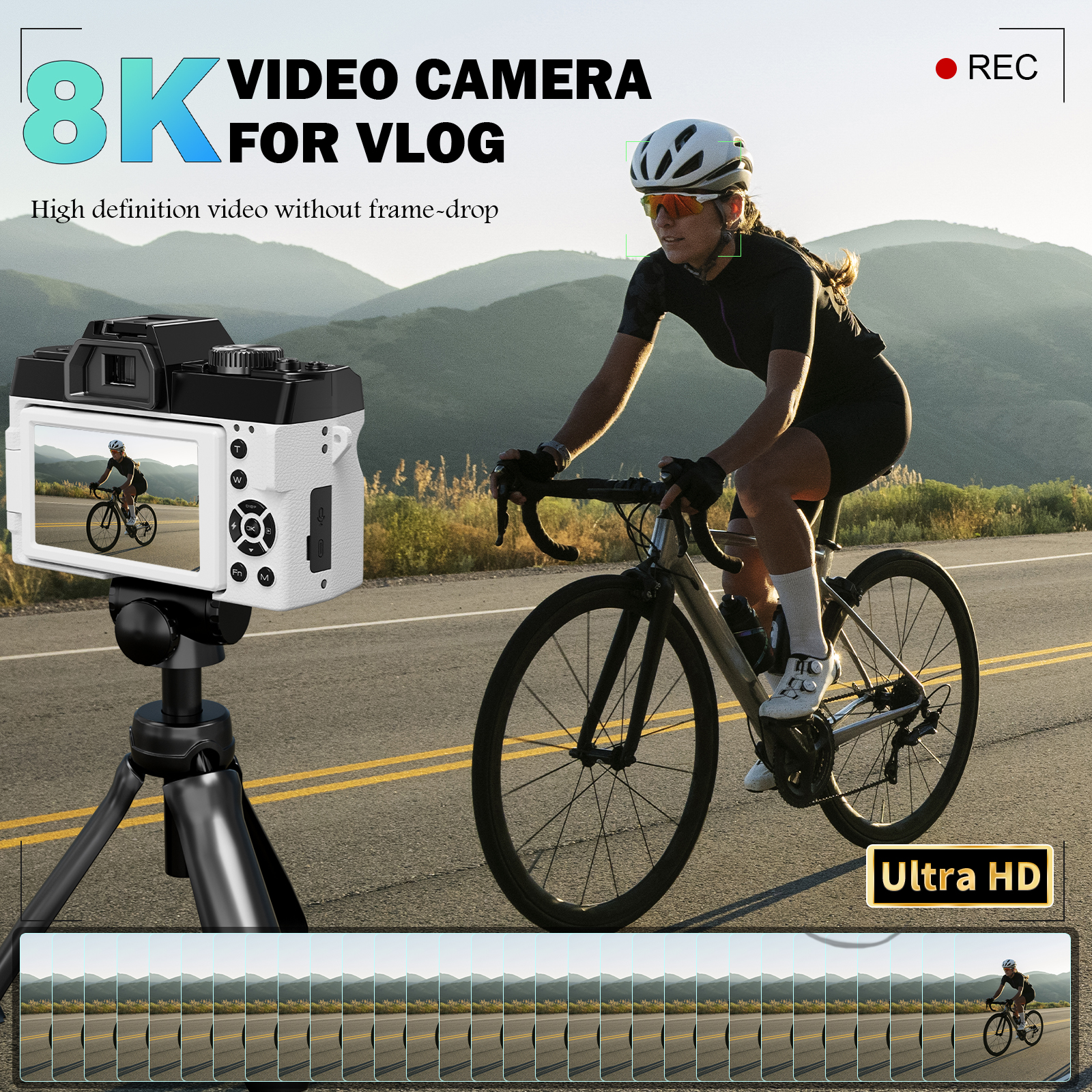 NBD 8K Vlog Camera 64MP Digita - Electronics Gadgets For Home 评论和价格